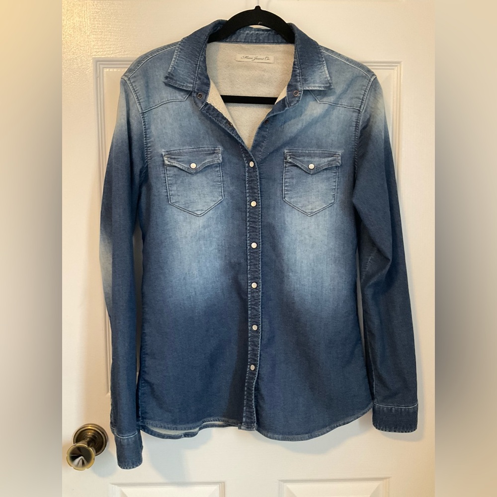 Women's Blue Denim Shirt